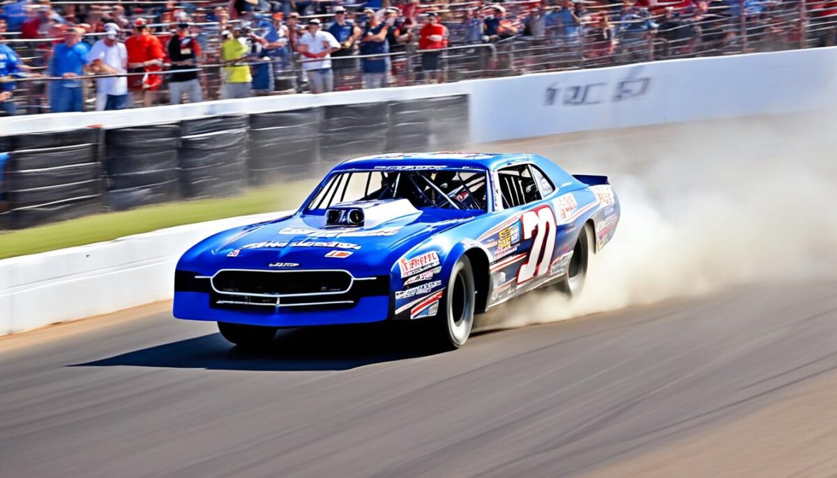 Lucas Lee racing at Boyd's Speedway